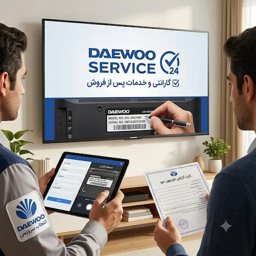 شرایط گارانتی تلویزیون دوو